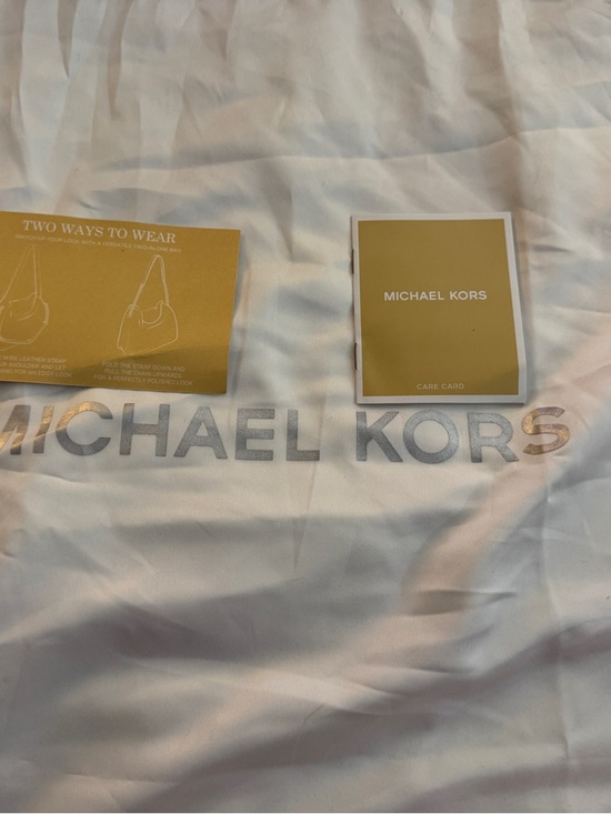 Michael Kors Patchwork Suede Shoulder Bag in Brown and Tan NEW WITH TAGS . - Picture 7 of 8